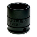 Urrea 3/8" drive, 12-point short impact socket 7/8" 7228